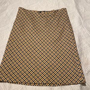 Talbots plaid skirt